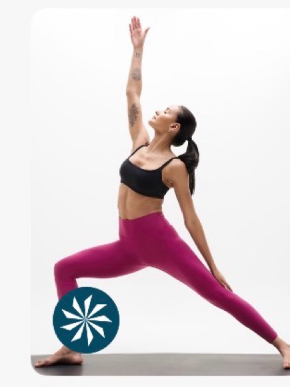 NWT Athleta Transcend 7/8 Tight Leggings Wildberry M